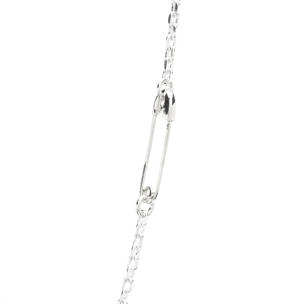 Neighborhood Silver Safety Pin Necklace - Image 2