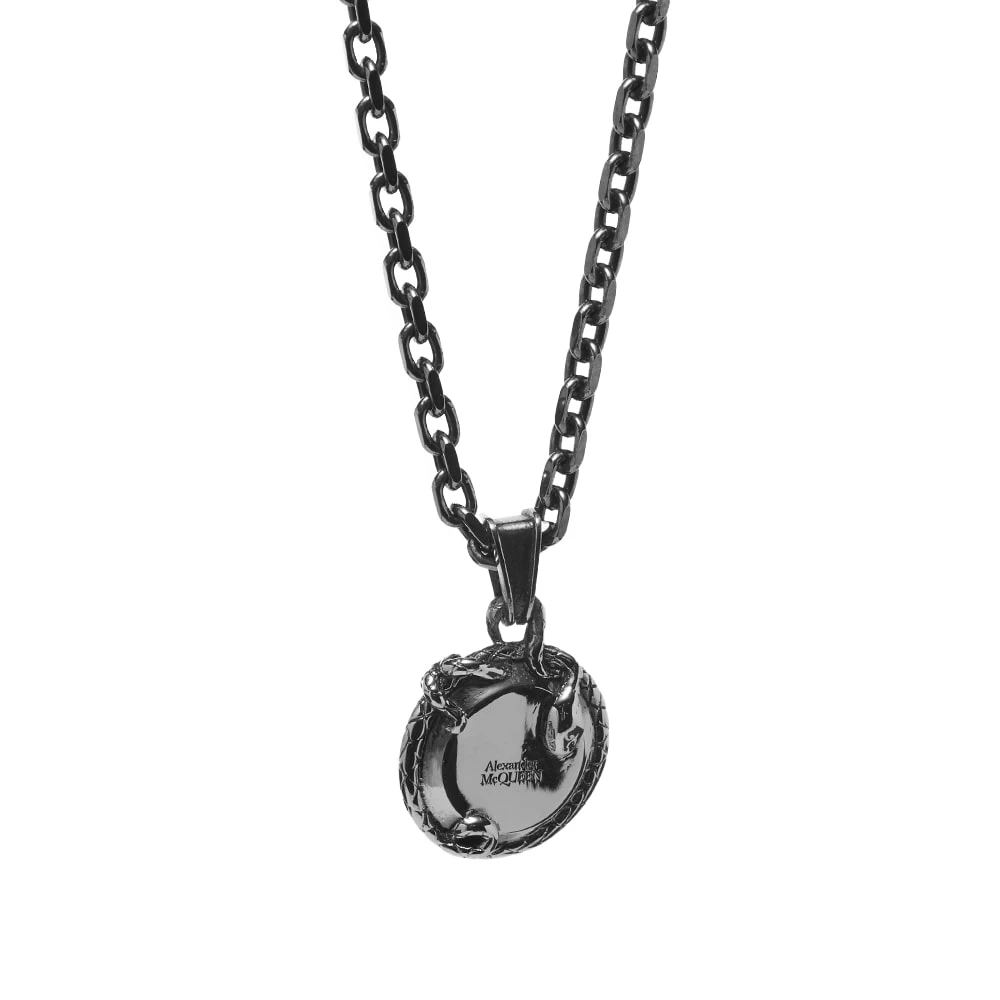 Alexander McQueen Snake Coin Necklace - Image 2