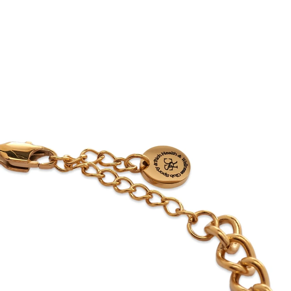 Sporty & Rich Classic Logo Curb Chain Bracelet - Image 2