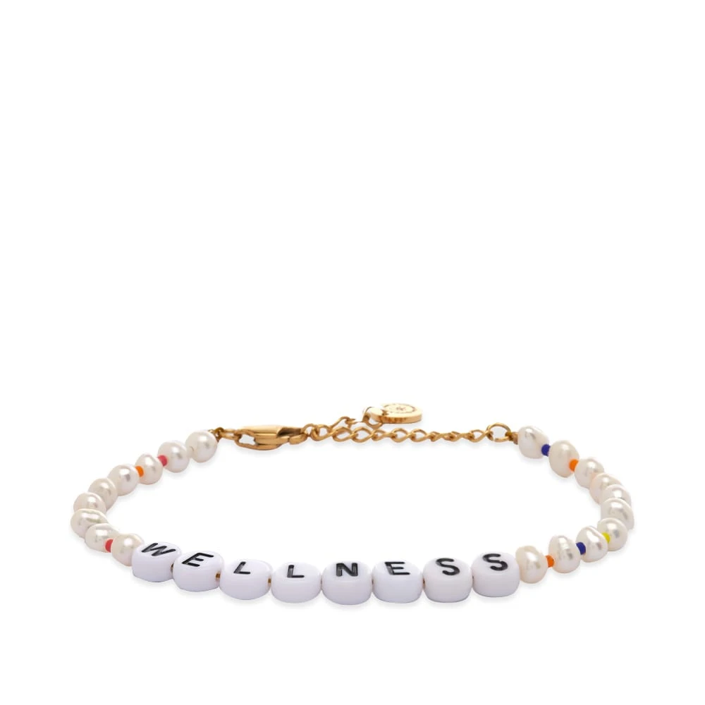 Sporty & Rich Wellness Pearl & Bead Bracelet