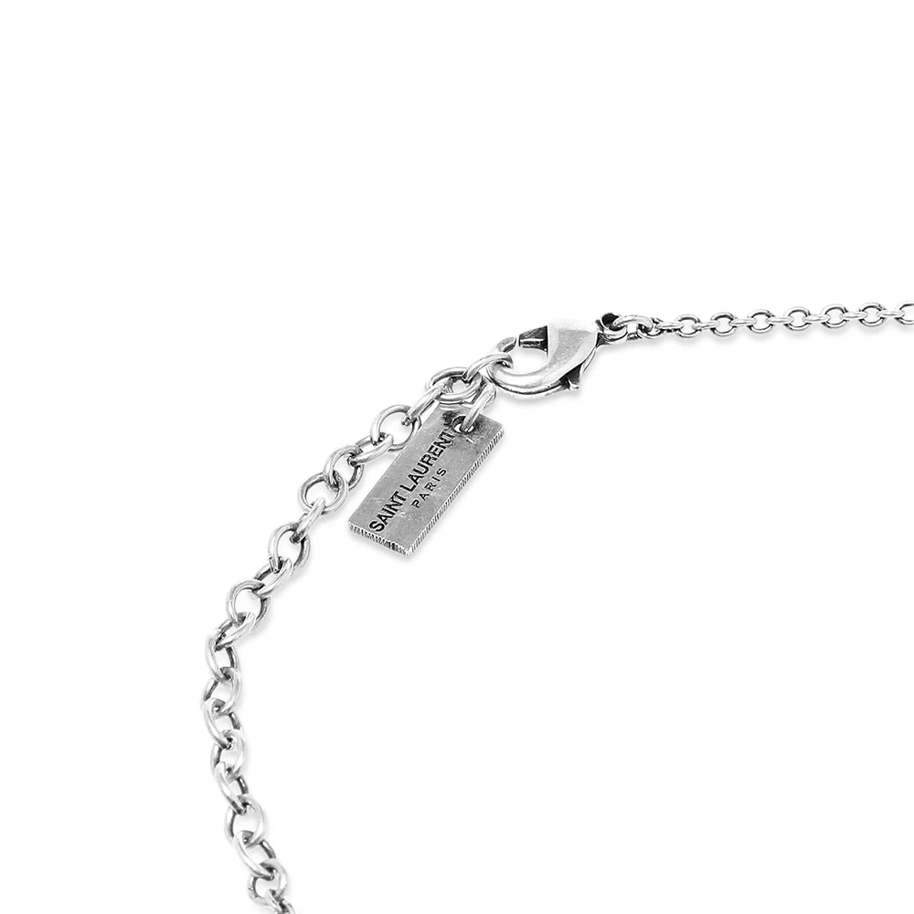 Saint Laurent Geometric Pendant Necklace - Image 3