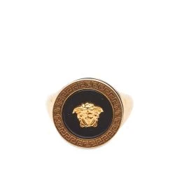 Versace Medusa Head Signet Ring