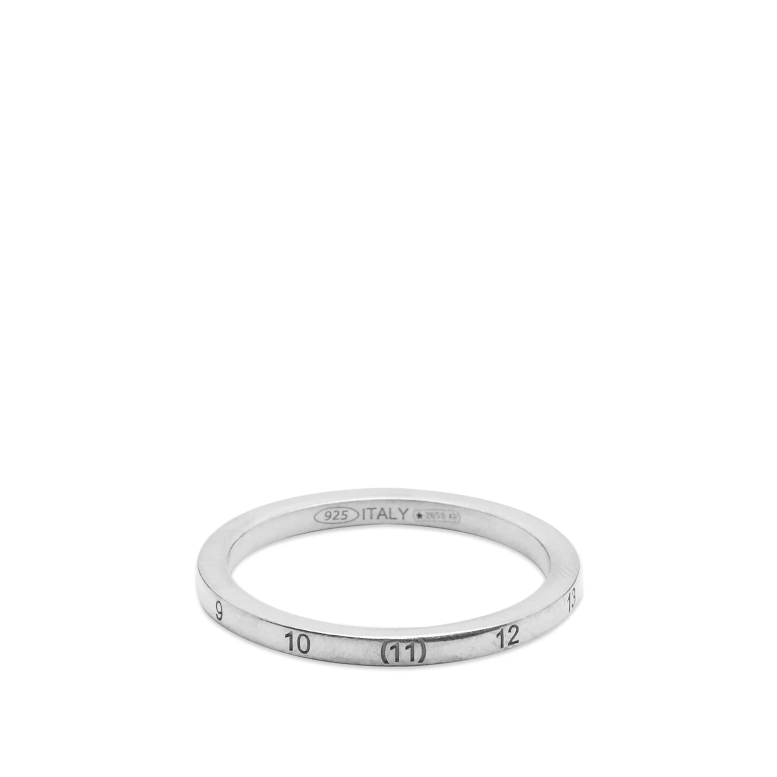 Maison Margiela Embossed Number Logo Band Ring