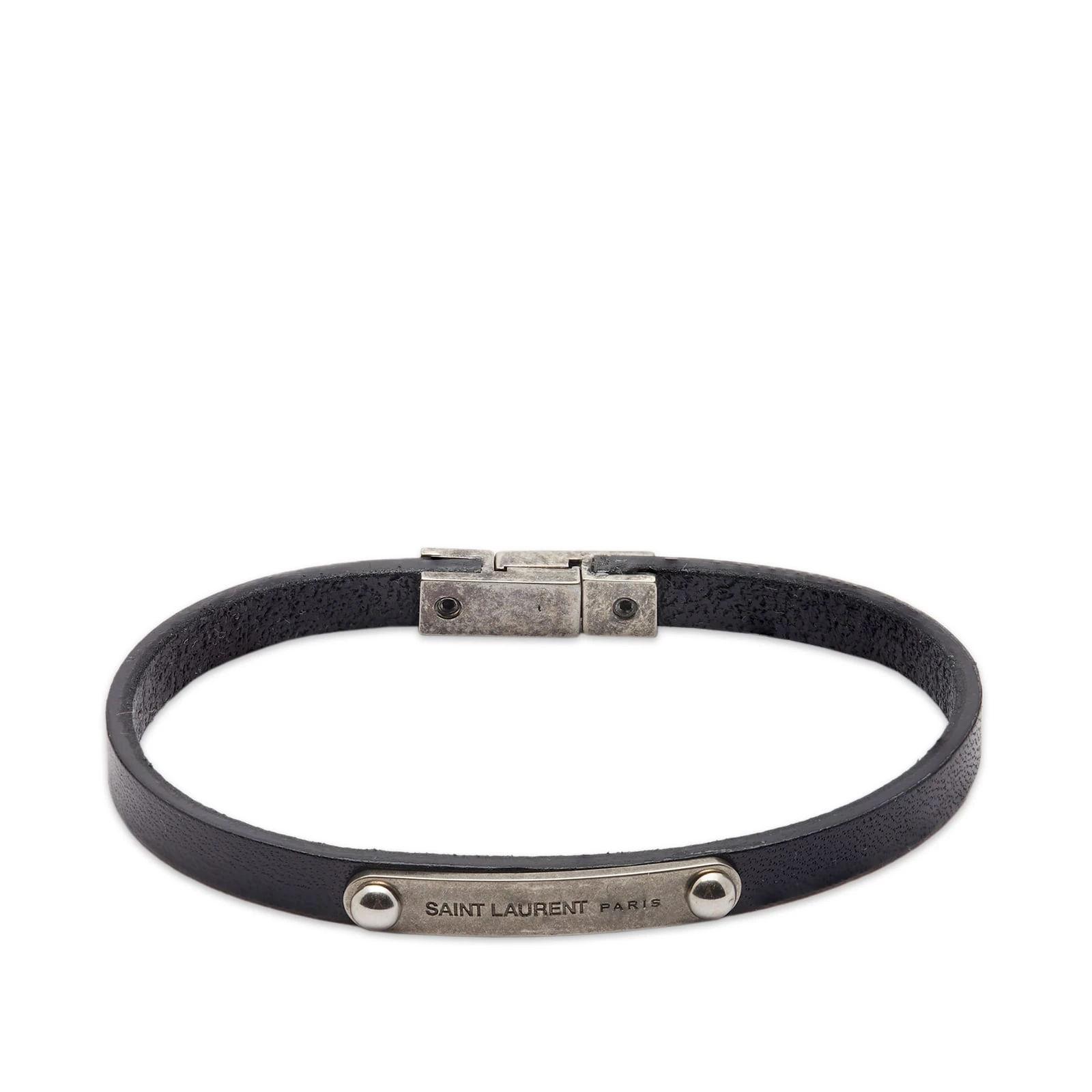 Saint Laurent Saint Laurent Logo Tag Bracelet