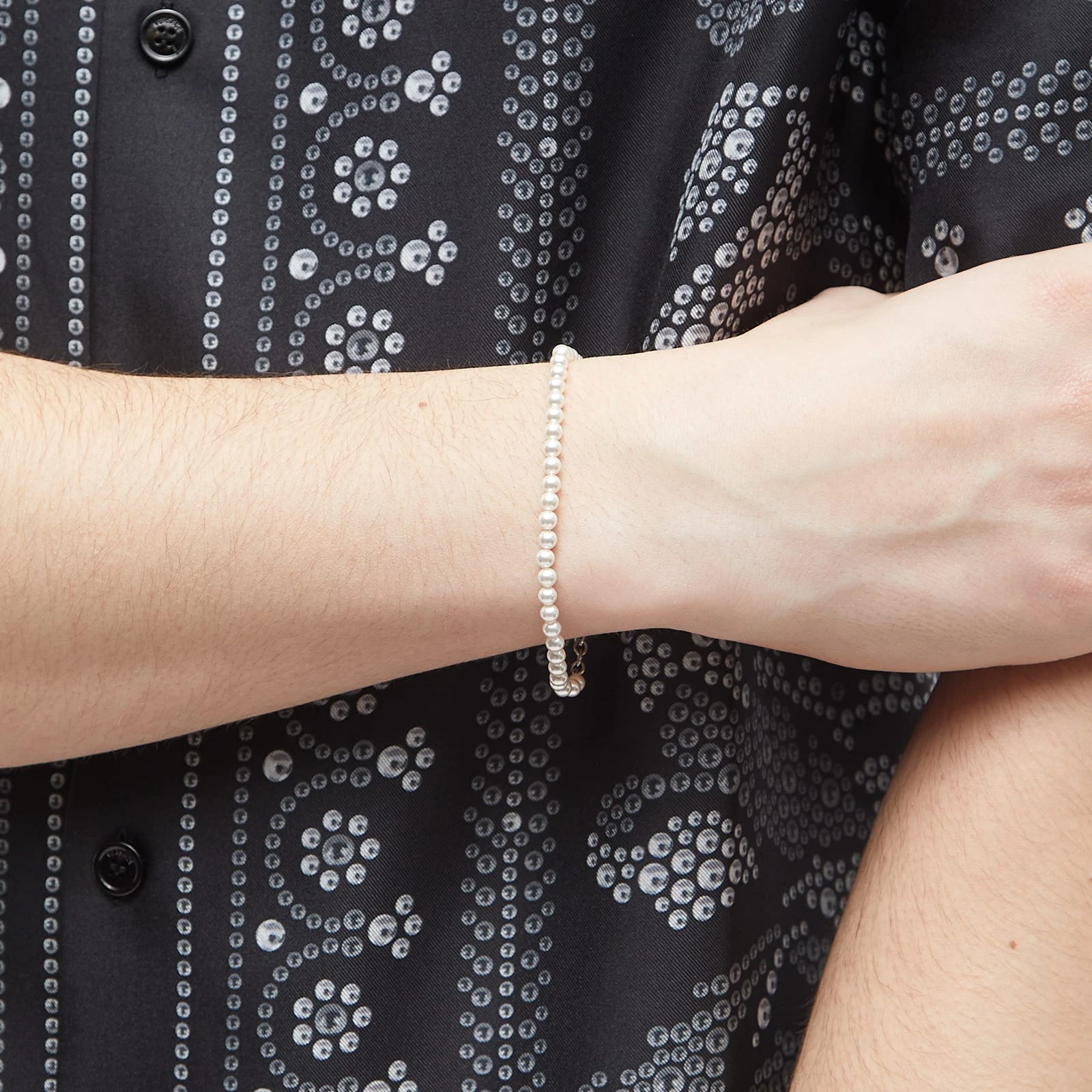 Saint Laurent Pearl Bracelet - Image 3