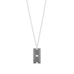 Heron Preston Razor Blade Necklace