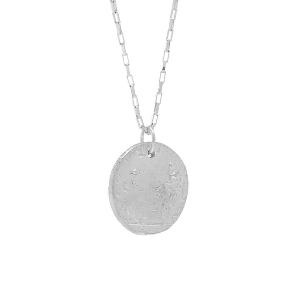 Alighieri The Snow Lion Medallion Necklace - Image 2