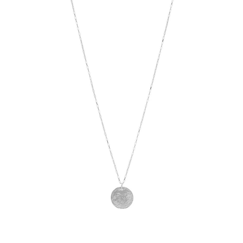 Alighieri The Snow Lion Medallion Necklace