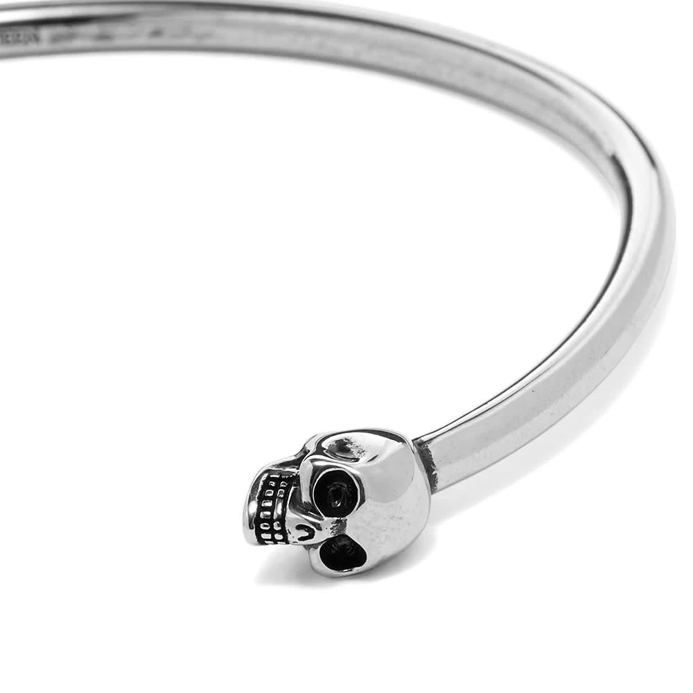 Alexander McQueen Thin Twin Skull Bracelet - Image 2