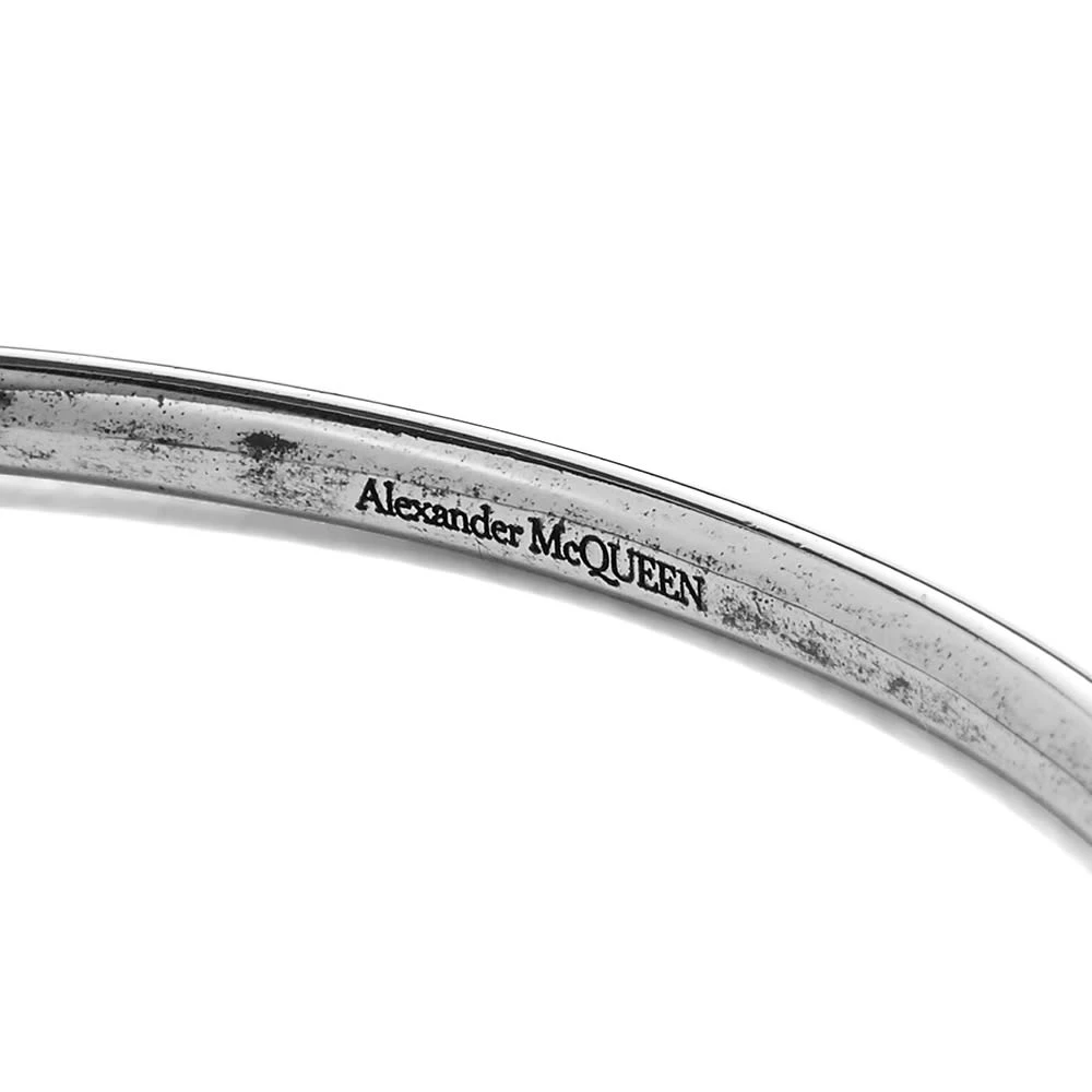 Alexander McQueen Thin Twin Skull Bracelet - Image 3