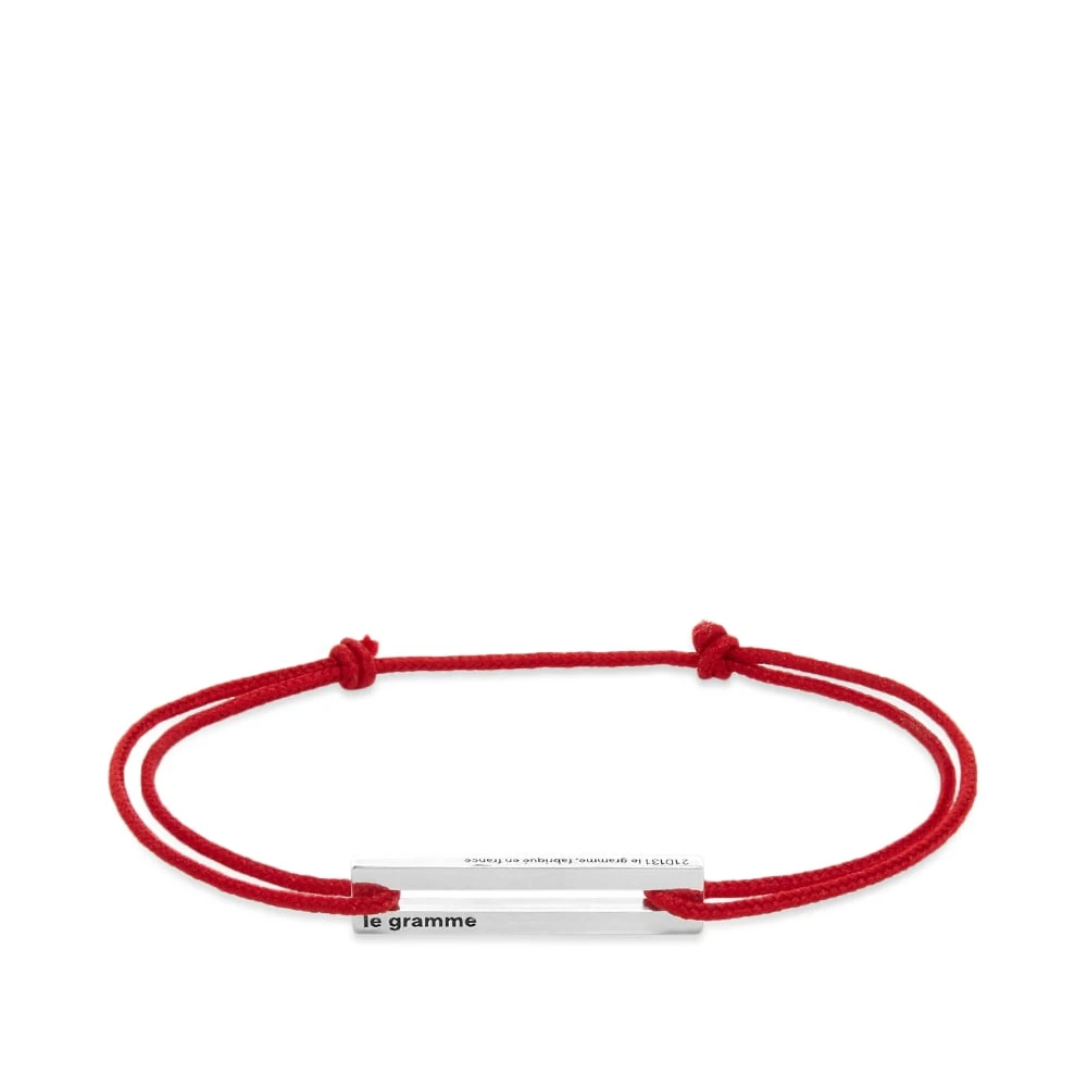 Le Gramme 17/10 Cord Bracelet