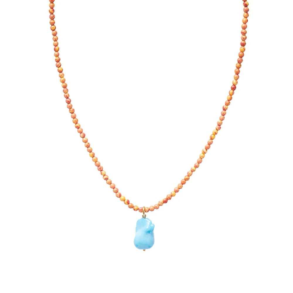 Timeless Pearly Beaded Pearl Necklace