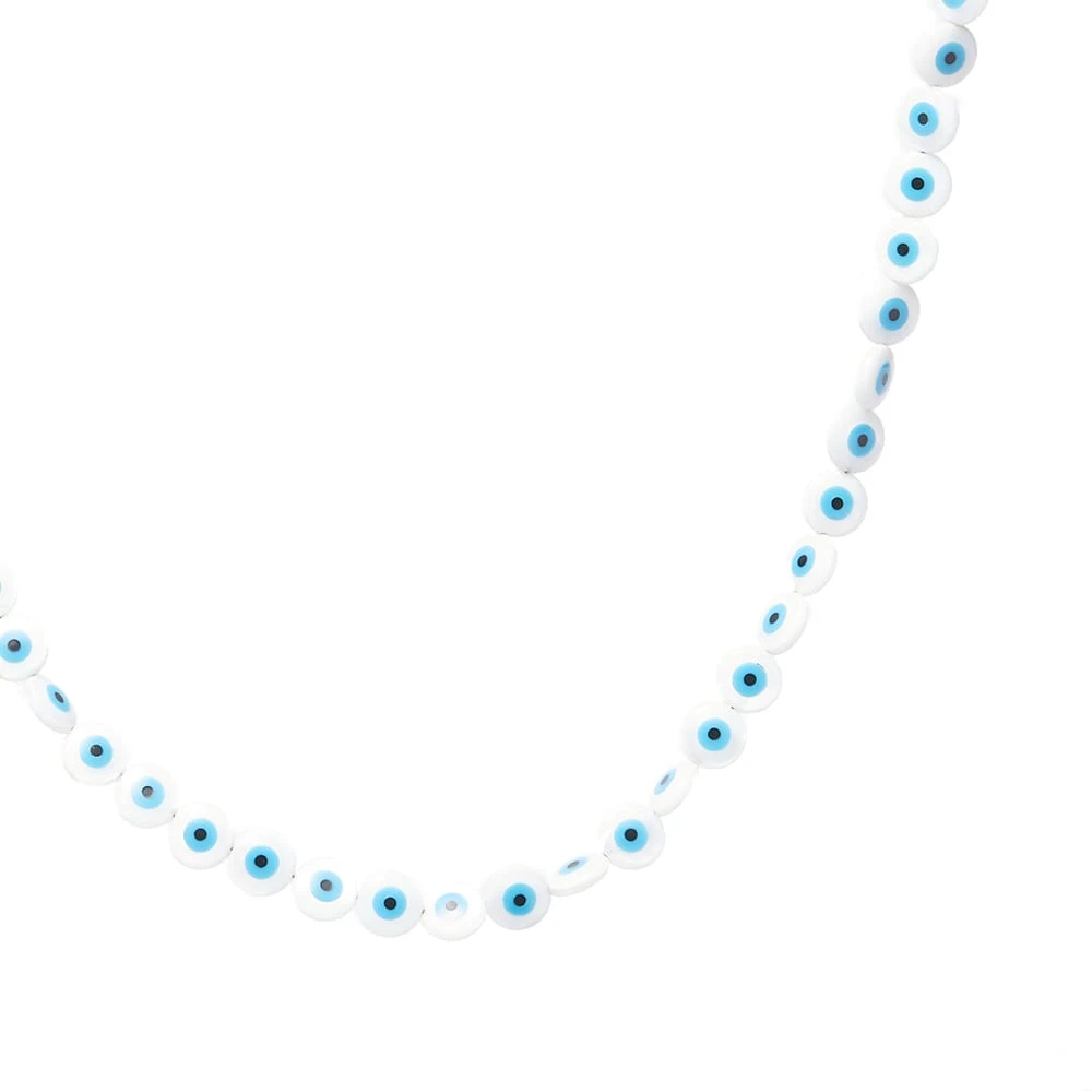 Timeless Pearly Evil Eye Necklace - Image 2