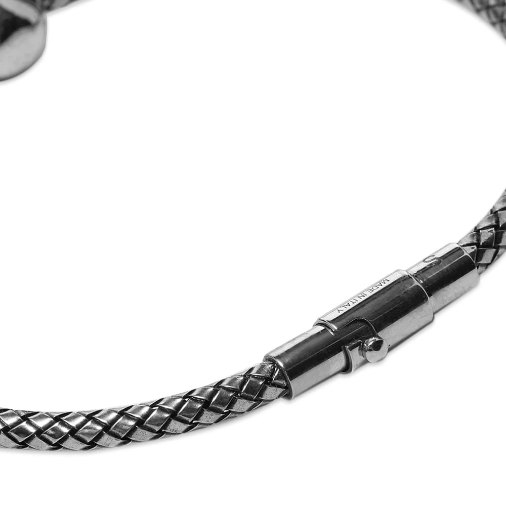 Alexander McQueen Metal Cord Skull Bracelet - Image 2