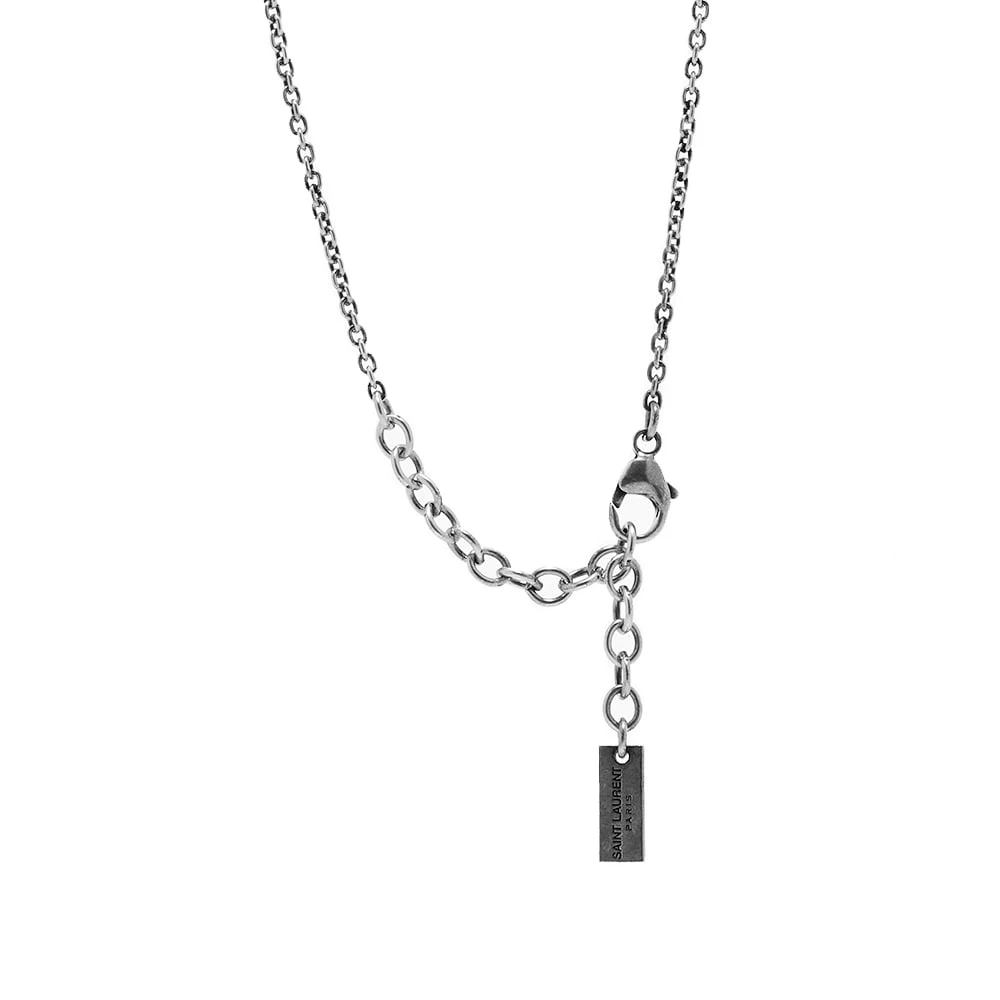 Saint Laurent Shell Pendant Necklace - Image 3