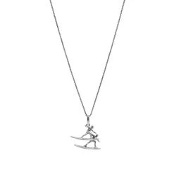 Saint Laurent Surfer Pendant Necklace