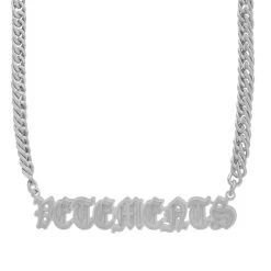 VETEMENTS Gothic Logo Necklace