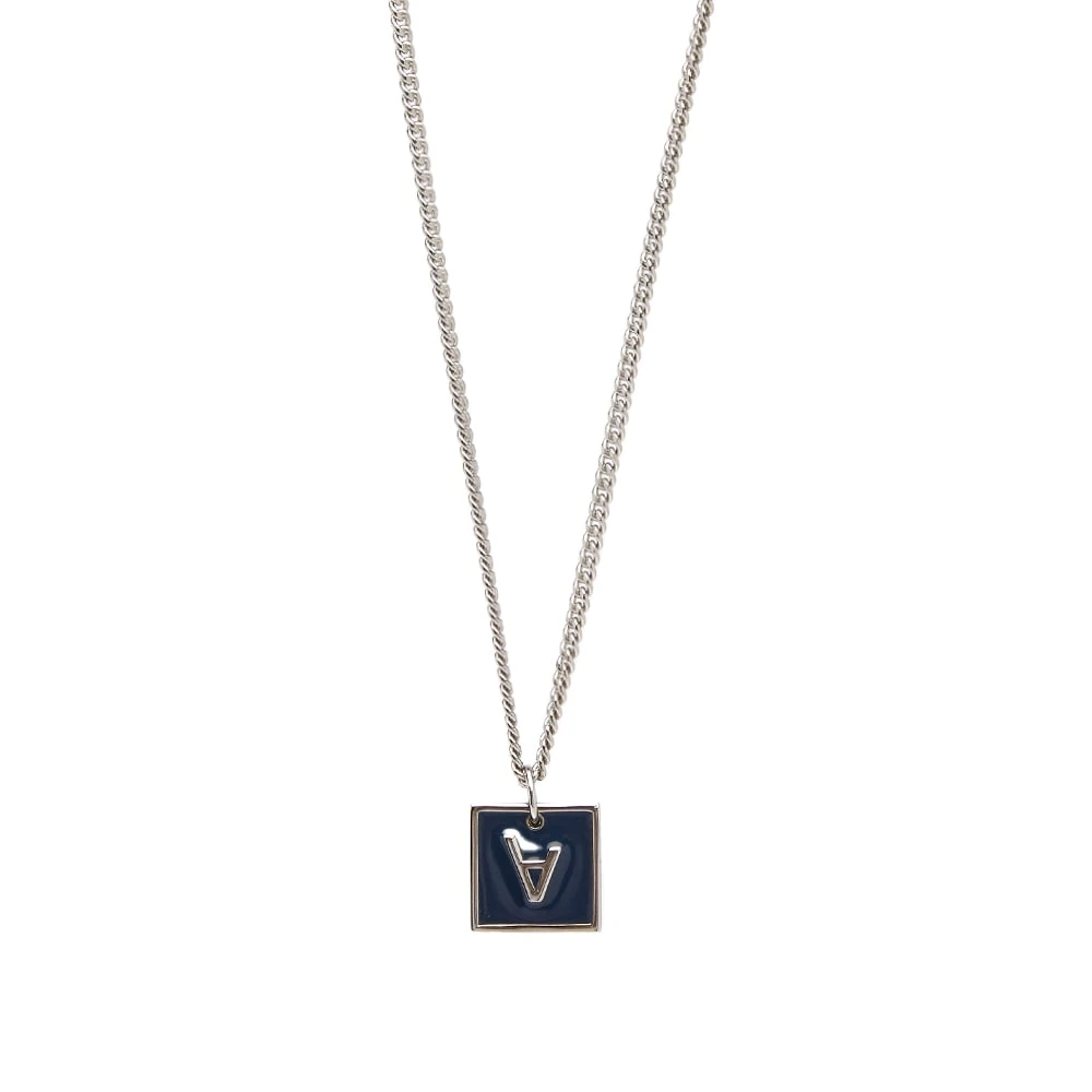 A.P.C. A Plaque Necklace