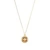 Versace Medusa Head Medallion And Necklace