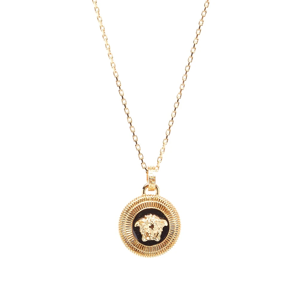 Versace Medusa Head Medallion And Necklace - Image 2