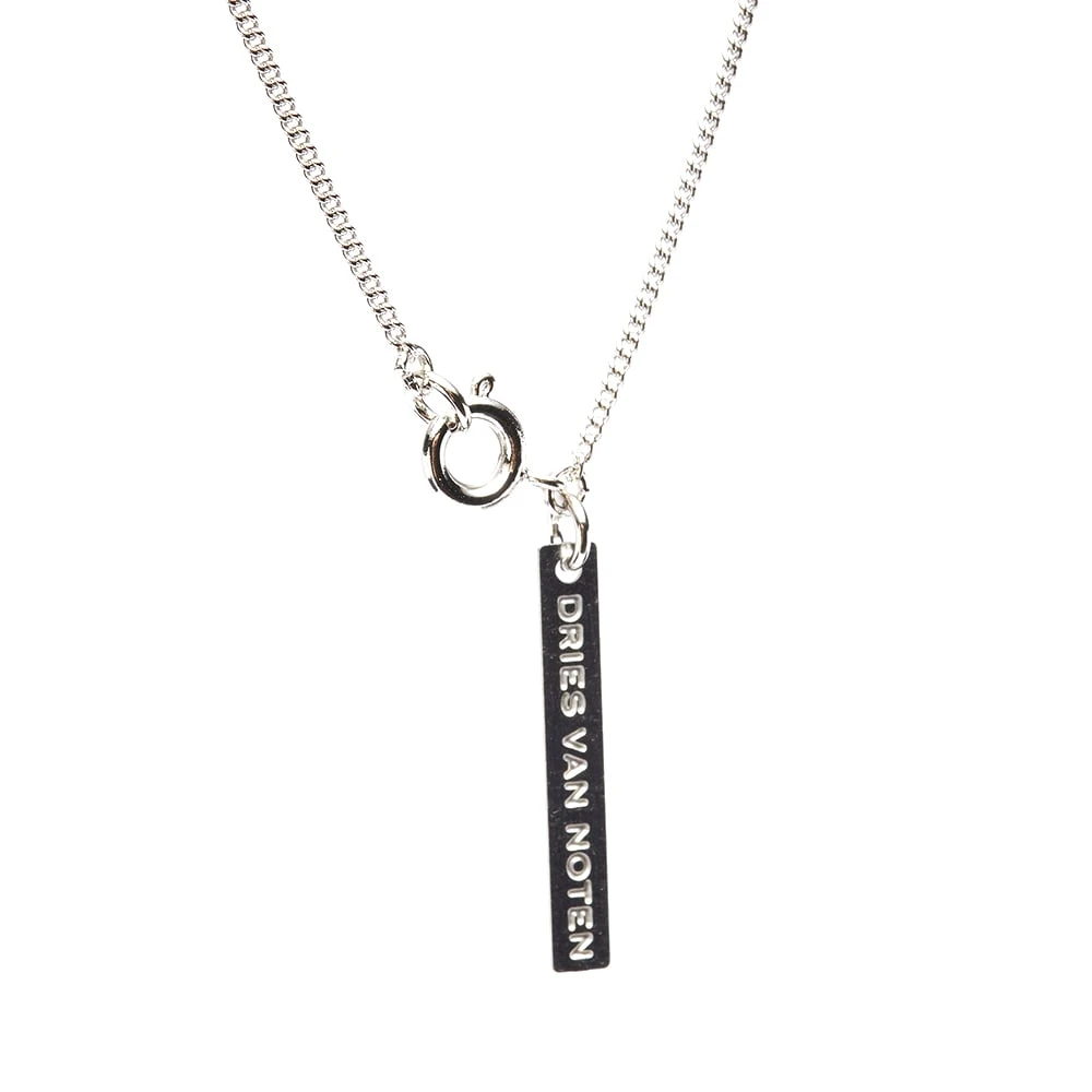 Dries Van Noten Logo Tag Necklace - Image 2