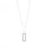 Le Gramme Small Rectangle Pendant Necklace