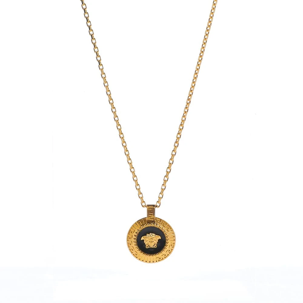 Versace Small Medusa Medallion Necklace