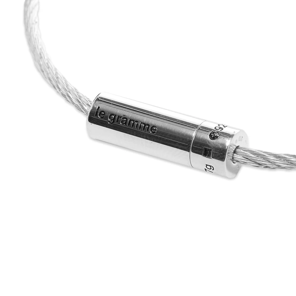 Le Gramme Polished Le Cable Bracelet - Image 3