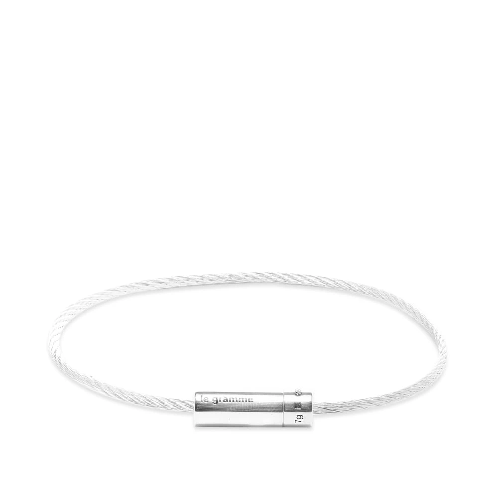 Le Gramme Polished Le Cable Bracelet