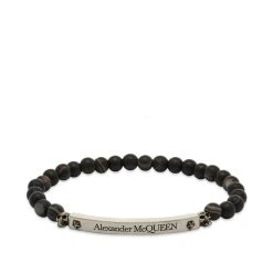 Alexander McQueen Skull & Beads Bracelet
