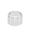 Givenchy 4G Logo Engraved Ring