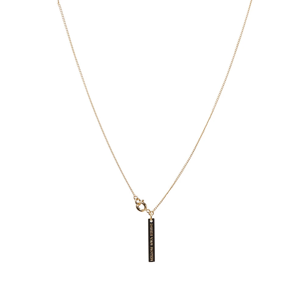 Dries Van Noten Logo Tag Necklace