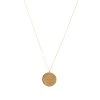 A.P.C. Eloi Double Medal Logo Necklace