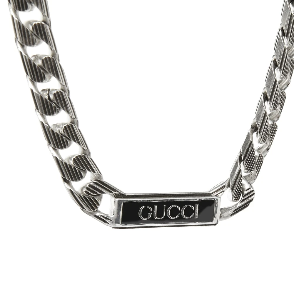 Gucci Jewellery Gucci Tag Chain Enamel Necklace - Image 2