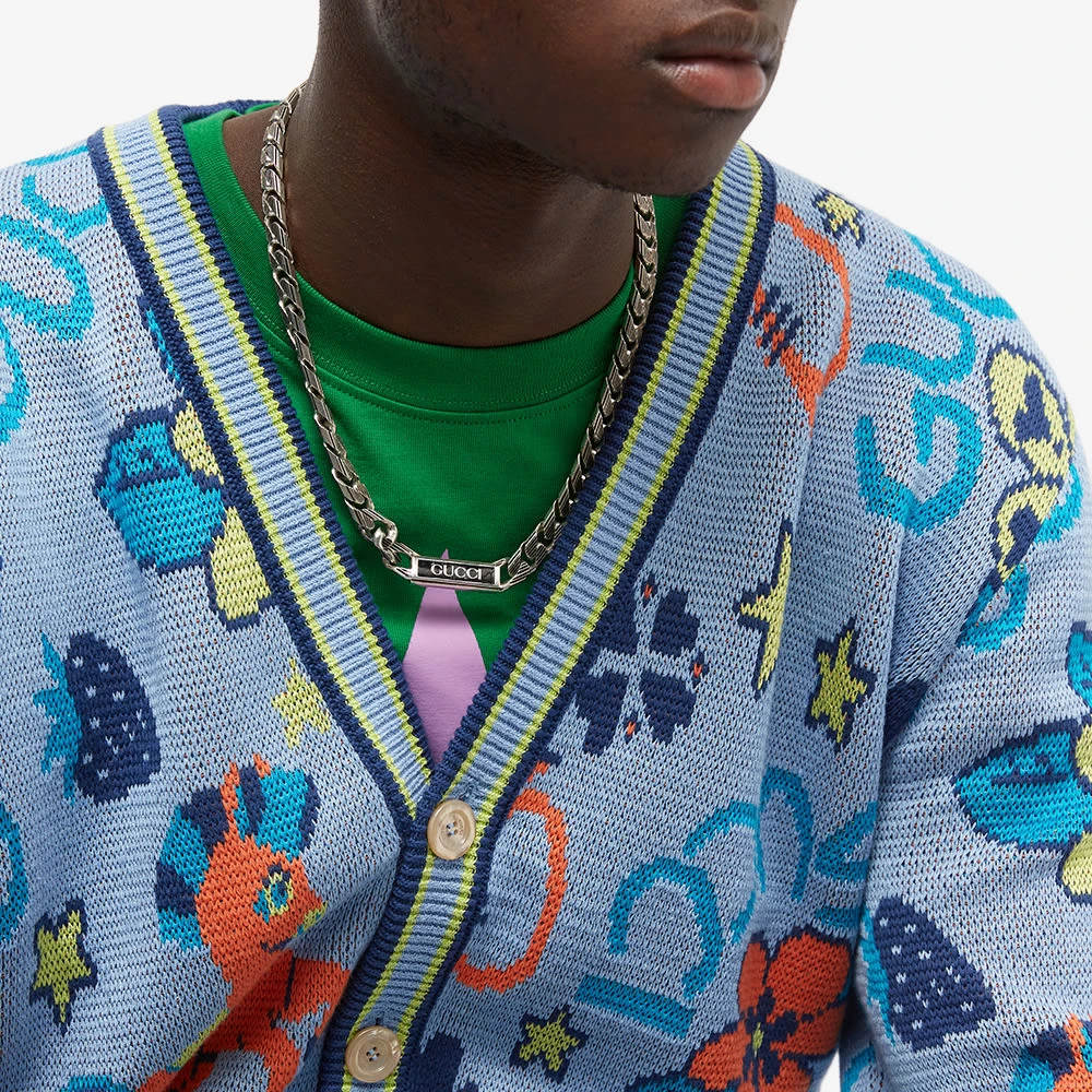 Gucci Jewellery Gucci Tag Chain Enamel Necklace - Image 4