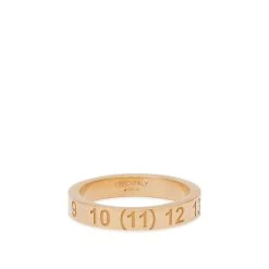 Maison Margiela Embossed Number Logo Band Ring