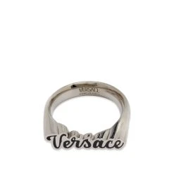 Versace Varsity Logo Ring