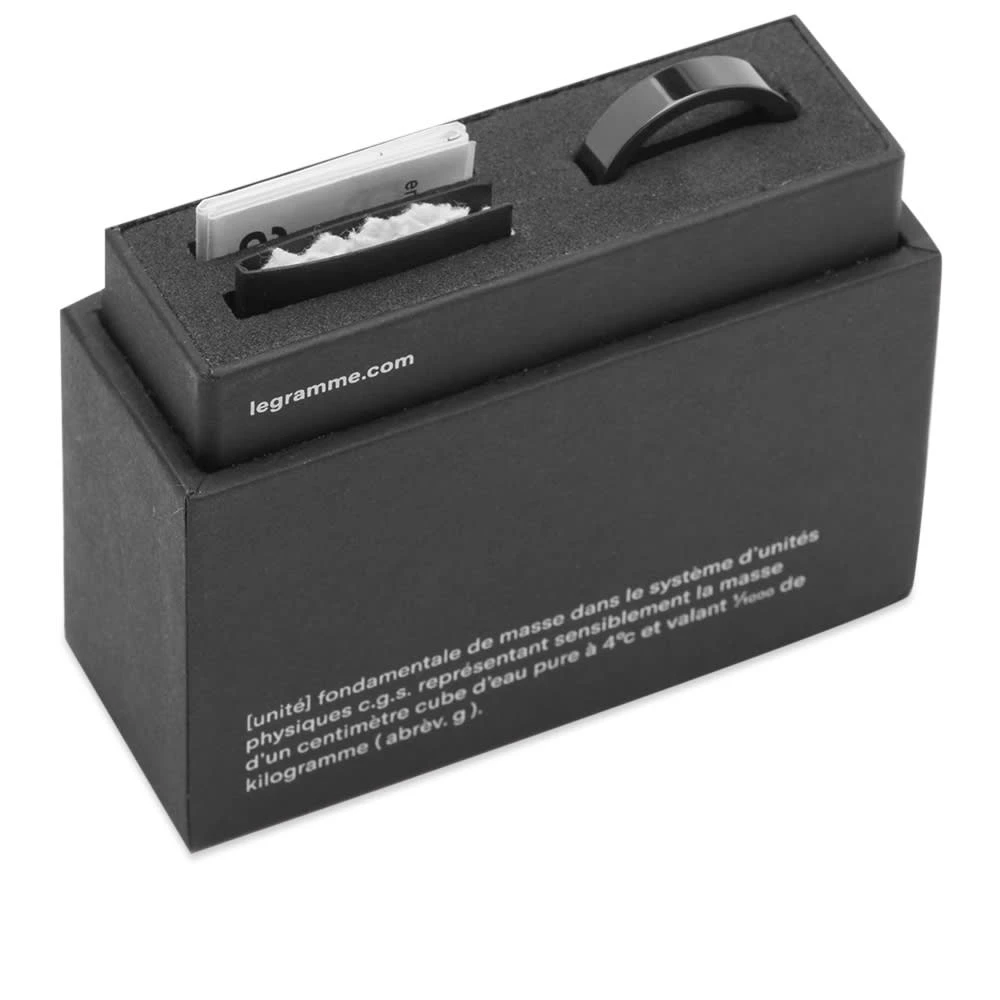 Le Gramme 3g Polished Ceramic Ribbon Ring - Image 4