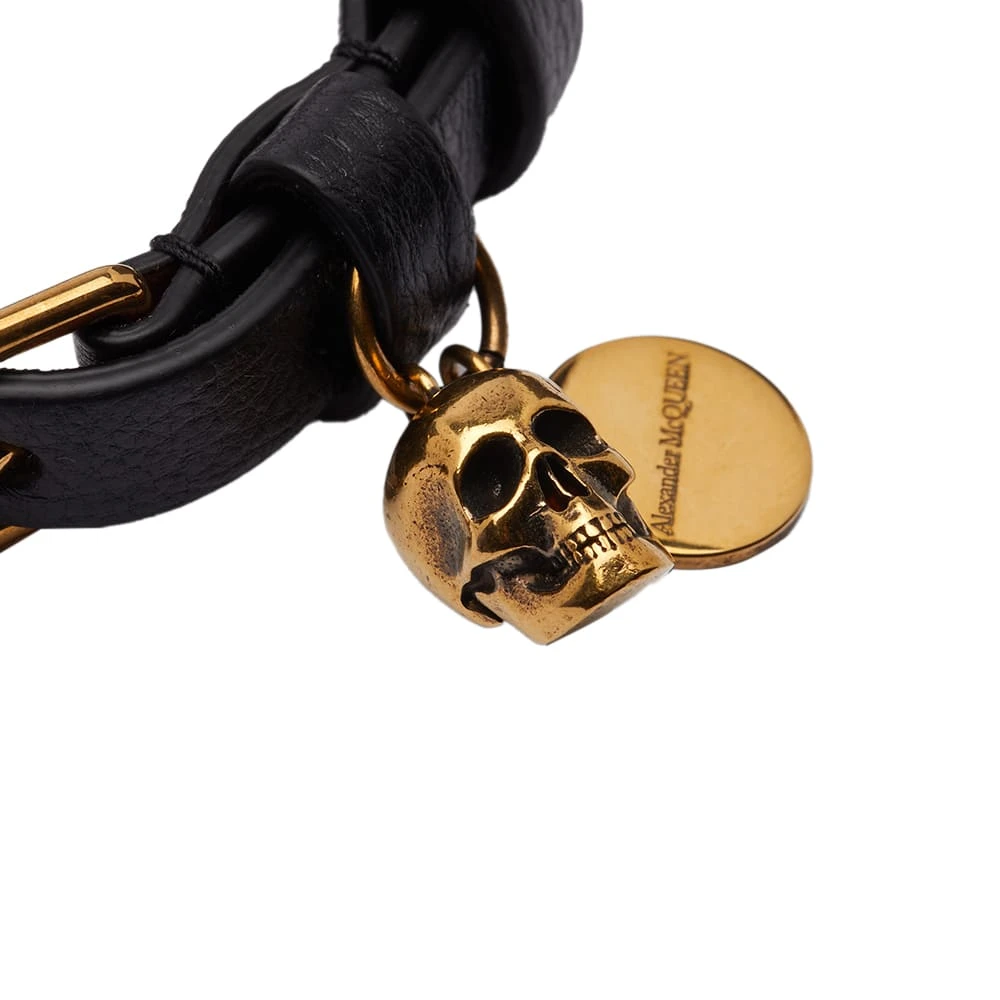 Alexander McQueen Single Wrap Skull Bracelet - Image 2