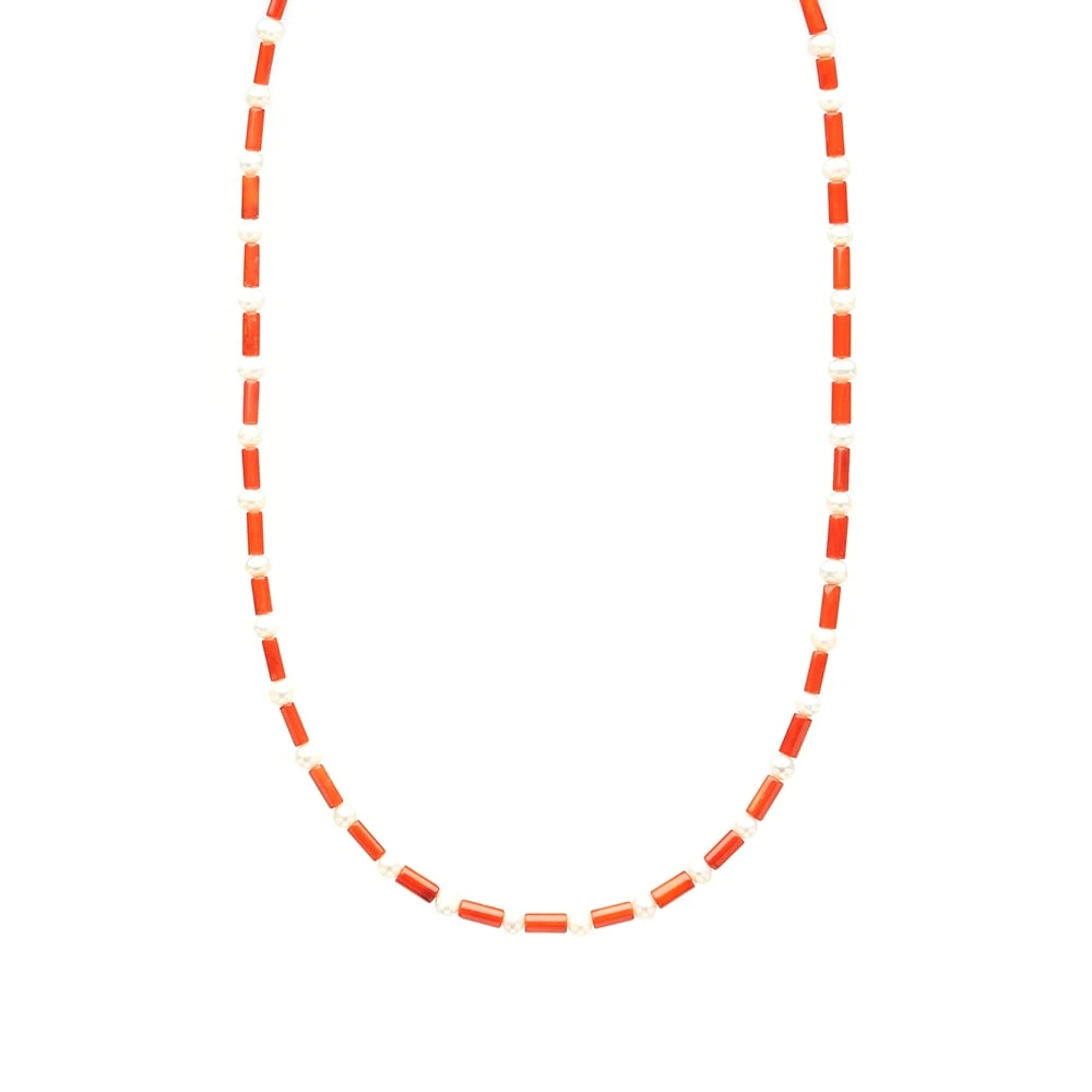 Timeless Pearly Multi Beaded Necklace