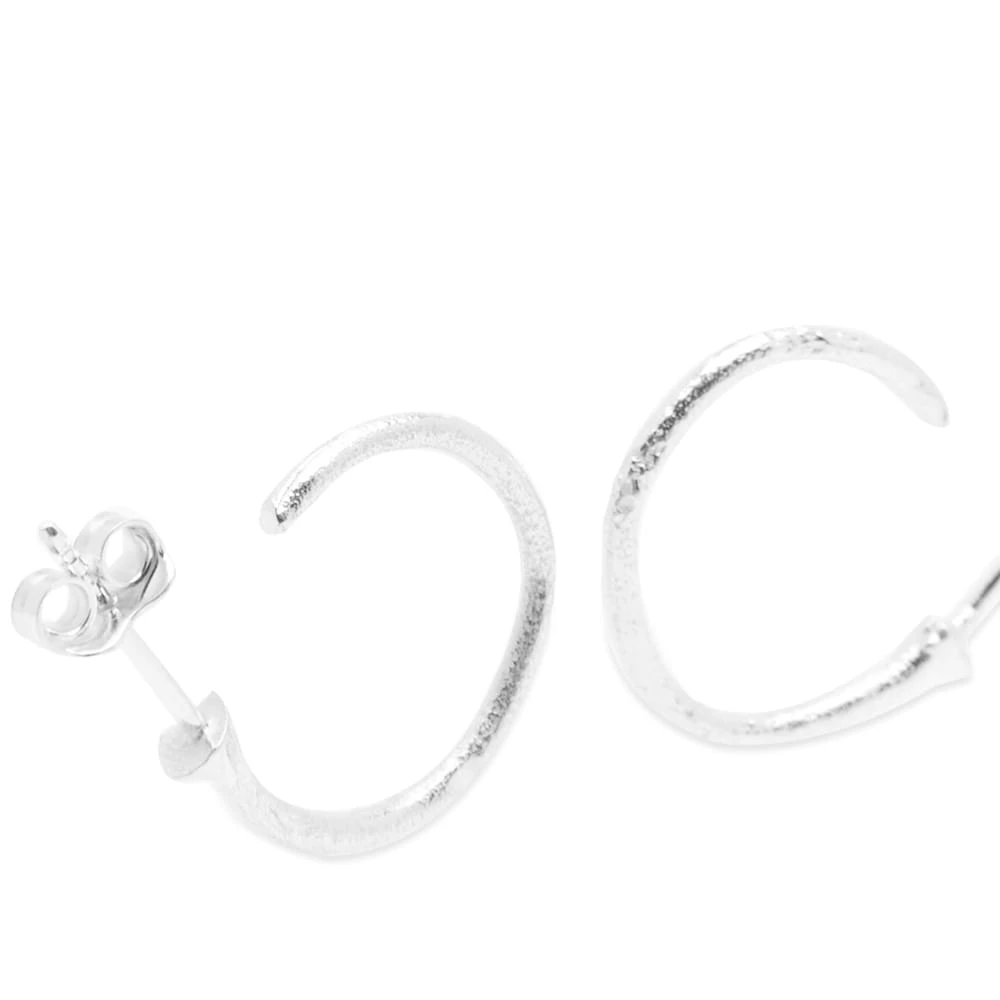 Pearls Before Swine Textured Hoops Earrings - Image 2