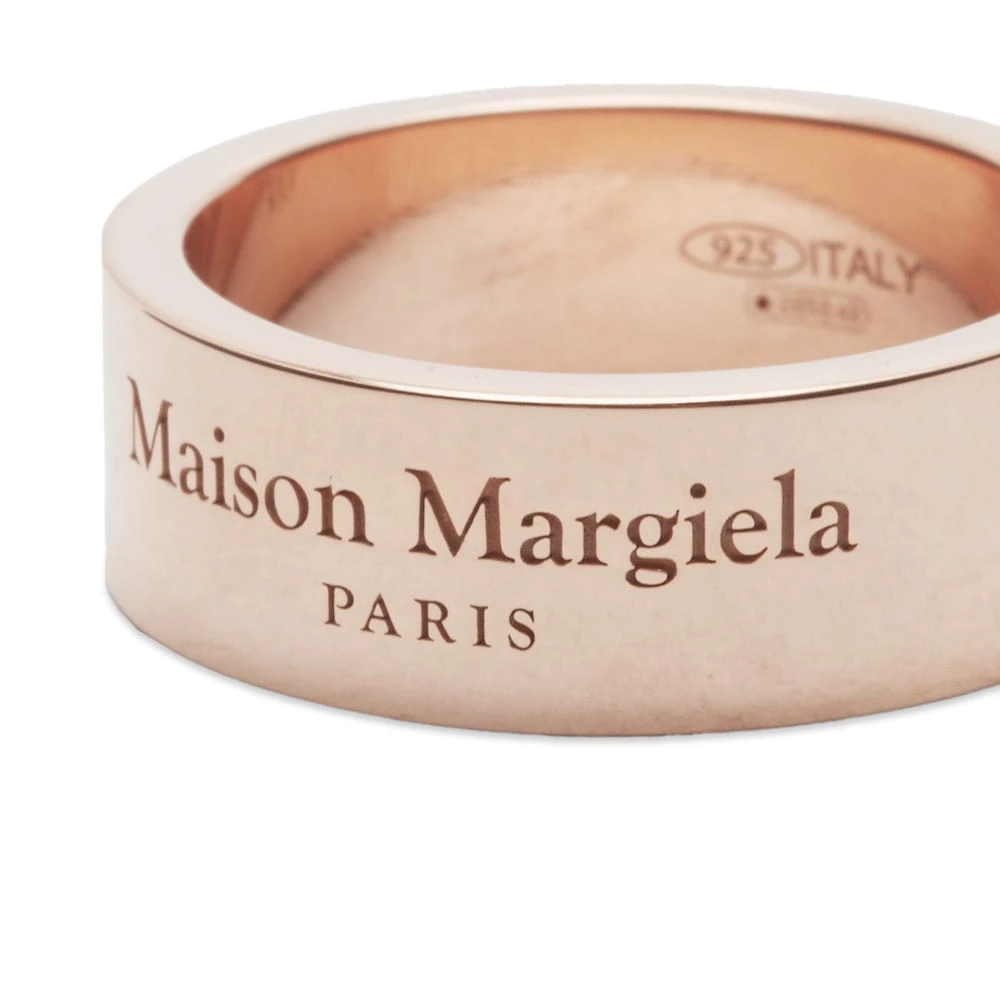 Maison Margiela Text Logo Band Ring - Image 3