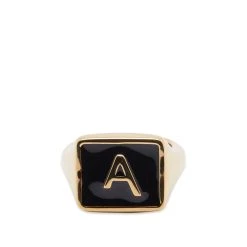 A.P.C. A Plaque Signet Ring