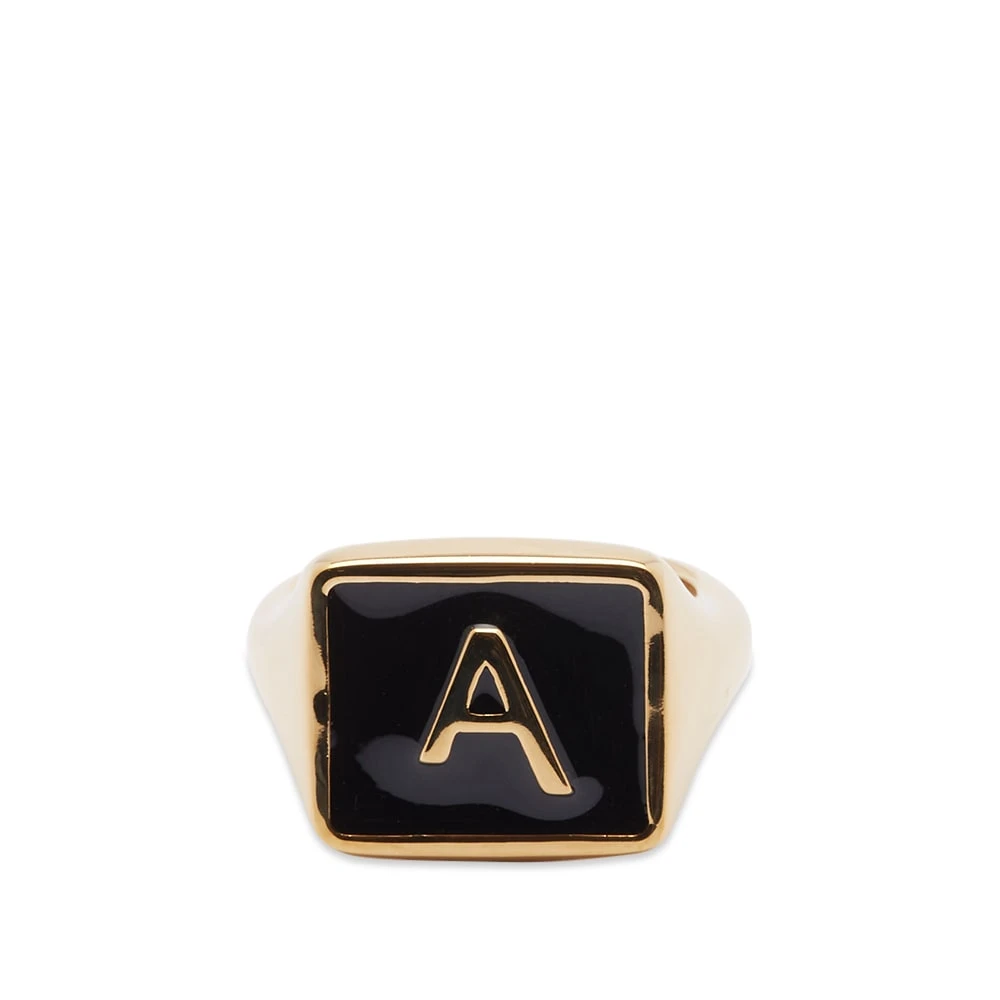 A.P.C. A Plaque Signet Ring
