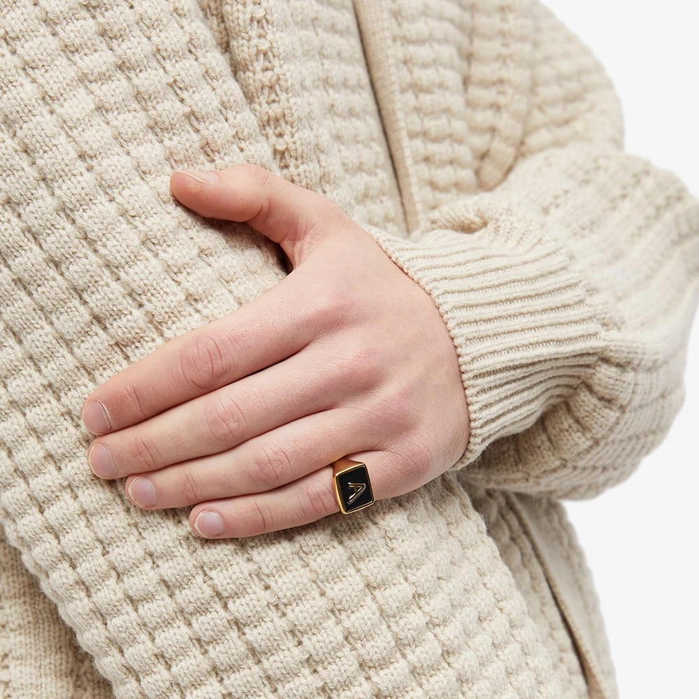 A.P.C. A Plaque Signet Ring - Image 5