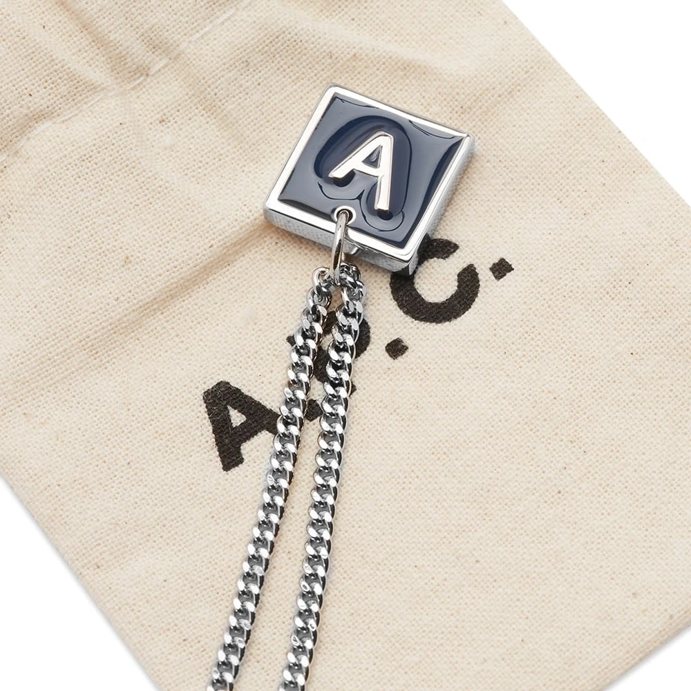 A.P.C. A Plaque Necklace - Image 4