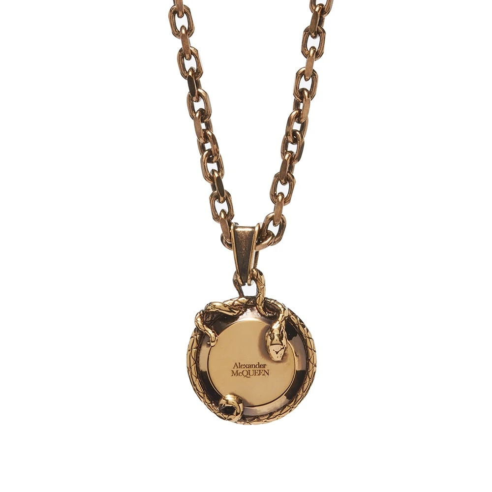 Alexander McQueen Snake Coin Necklace - Image 2