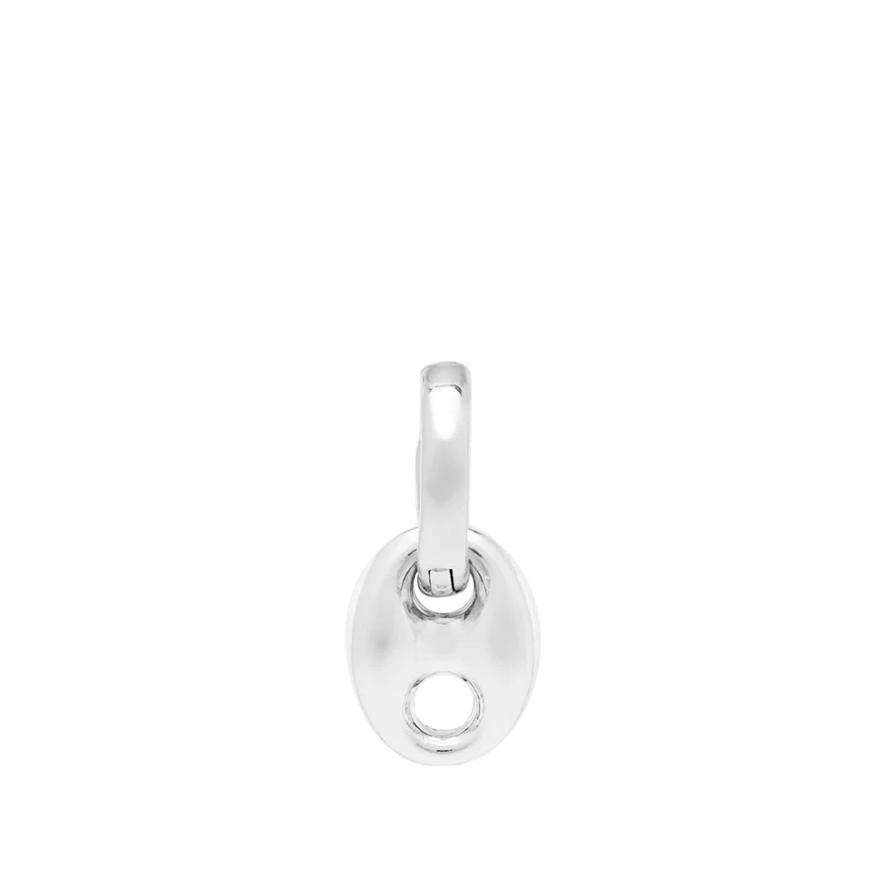 Timeless Pearly Can Hoop Earring