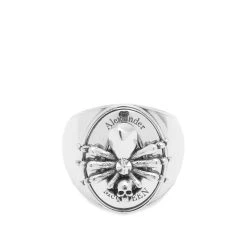Alexander McQueen Spider Skull Ring