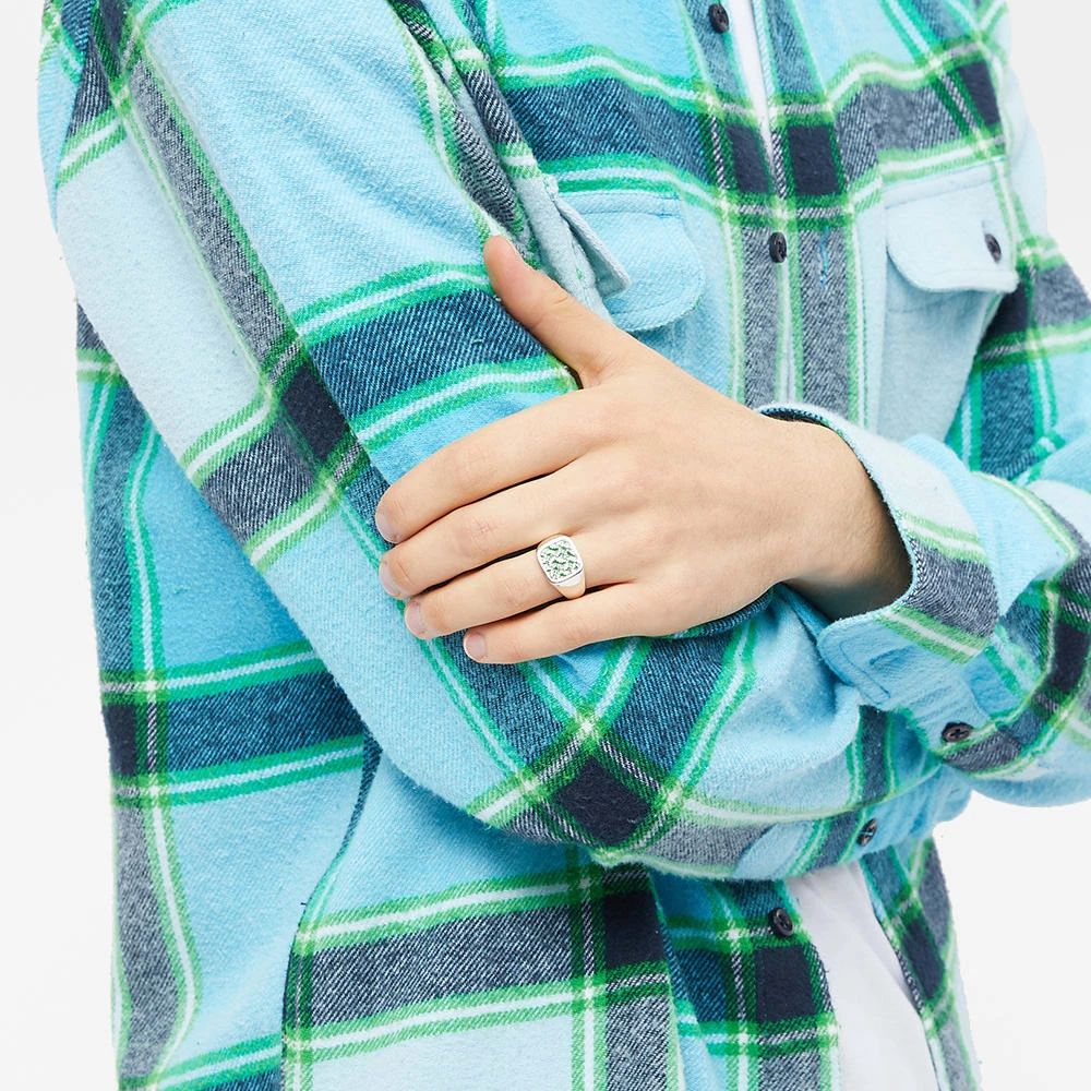 Maple Floral Signet Ring - Image 4